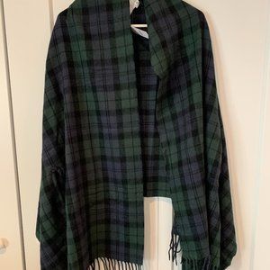J. Crew Plaid Poncho